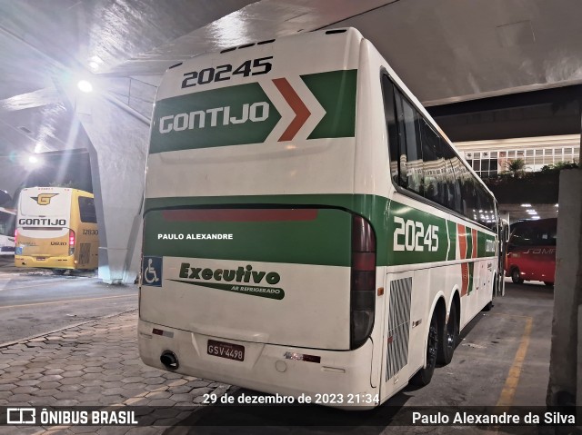 Empresa Gontijo de Transportes 20245 na cidade de Belo Horizonte, Minas Gerais, Brasil, por Paulo Alexandre da Silva. ID da foto: 11747379.