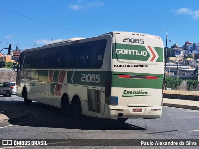 Empresa Gontijo de Transportes 21085 na cidade de Belo Horizonte, Minas Gerais, Brasil, por Paulo Alexandre da Silva. ID da foto: 11747355.