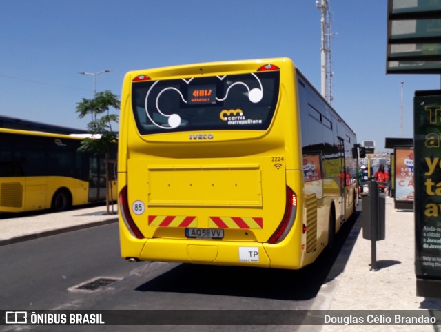 TST - Transportes Sul do Tejo 2224 na cidade de Almada, Setúbal, Portugal, por Douglas Célio Brandao. Número da foto: #11747689.