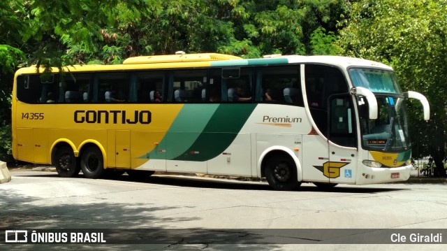 Empresa Gontijo de Transportes 14355 na cidade de São Paulo, São Paulo, Brasil, por Cle Giraldi. ID da foto: 11746480.