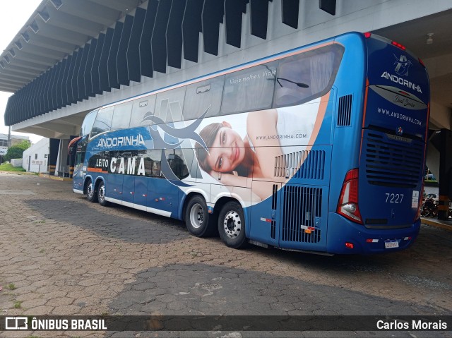 Empresa de Transportes Andorinha 7227 na cidade de Presidente Venceslau, São Paulo, Brasil, por Carlos Morais. ID da foto: 11746024.