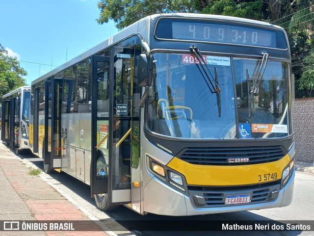 Upbus Qualidade em Transportes 3 5749 na cidade de São Paulo, São Paulo, Brasil, por Matheus Neri dos Santos. Número da foto: #11769900.