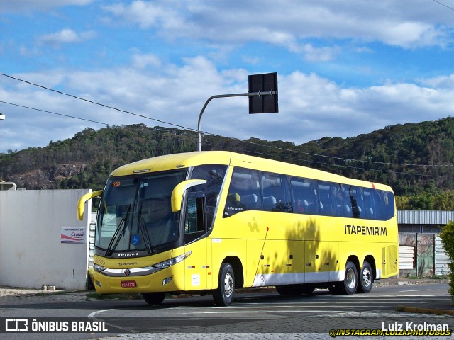 Viação Itapemirim 60555 na cidade de Juiz de Fora, Minas Gerais, Brasil, por Luiz Krolman. ID da foto: 11769547.