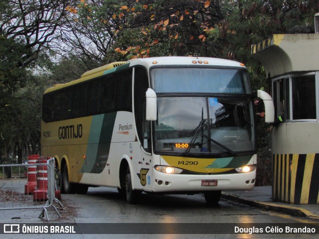 Empresa Gontijo de Transportes 14290 na cidade de São Paulo, São Paulo, Brasil, por Douglas Célio Brandao. ID da foto: 11769713.