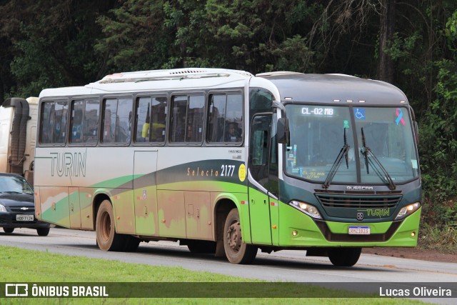 Turin Transportes 2177 na cidade de Conselheiro Lafaiete, Minas Gerais, Brasil, por Lucas Oliveira. Número da foto: #11770909.