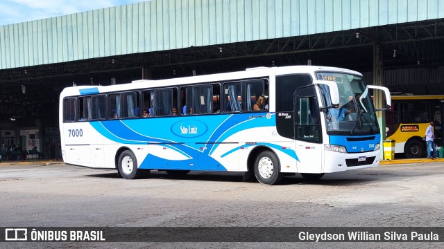 Viação São Luiz 7000 na cidade de Conselheiro Lafaiete, Minas Gerais, Brasil, por Gleydson Willian Silva Paula. ID da foto: 11771390.