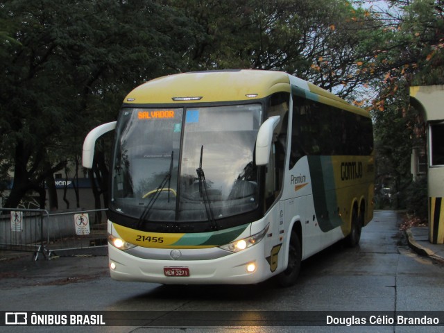 Empresa Gontijo de Transportes 21455 na cidade de São Paulo, São Paulo, Brasil, por Douglas Célio Brandao. ID da foto: 11769377.