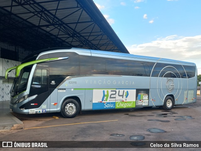 Viação Garcia 82098 na cidade de Paranavaí, Paraná, Brasil, por Celso da Silva Ramos. Número da foto: #11768642.