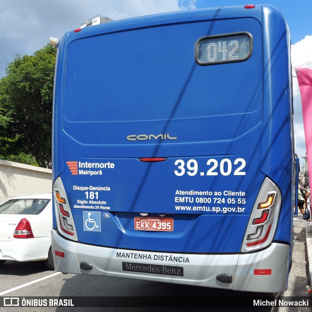 Empresa de Transportes Mairiporã 39.202 na cidade de São Paulo, São Paulo, Brasil, por Michel Nowacki. ID da foto: 11771106.