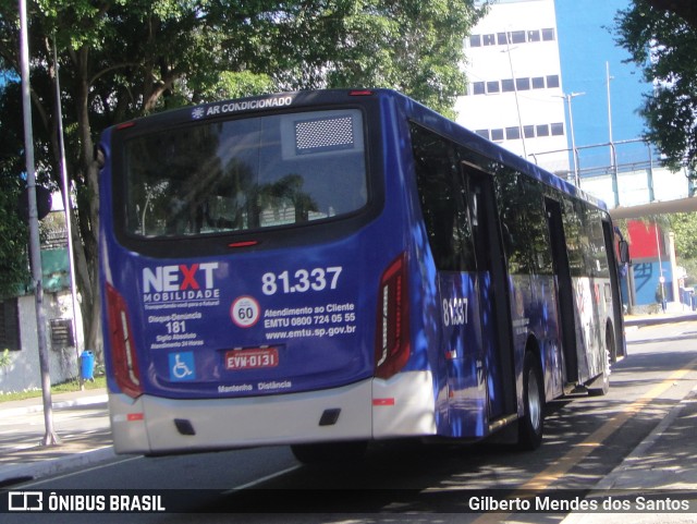 Next Mobilidade - ABC Sistema de Transporte 81.337 na cidade de São Caetano do Sul, São Paulo, Brasil, por Gilberto Mendes dos Santos. ID da foto: 11768270.