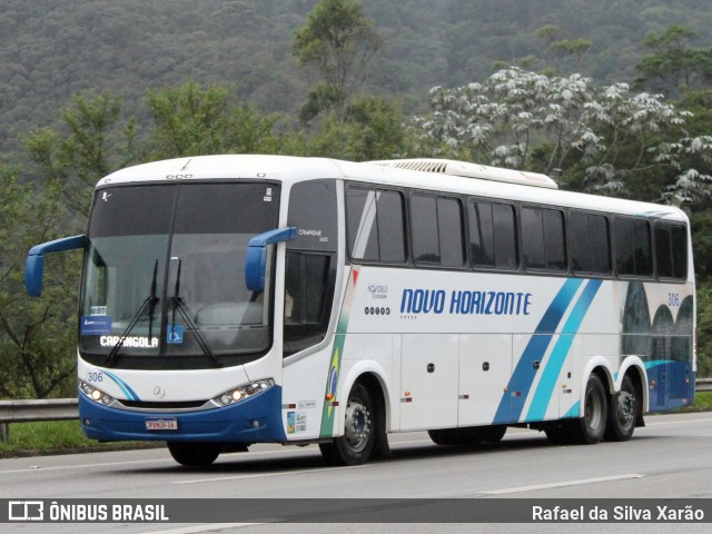 Viação Novo Horizonte 306 na cidade de Petrópolis, Rio de Janeiro, Brasil, por Rafael da Silva Xarão. ID da foto: 11770174.