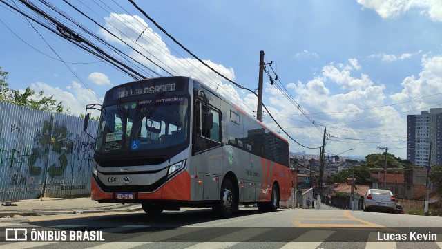 Viação Osasco 0941 na cidade de Osasco, São Paulo, Brasil, por Lucas Kevin. ID da foto: 11769362.