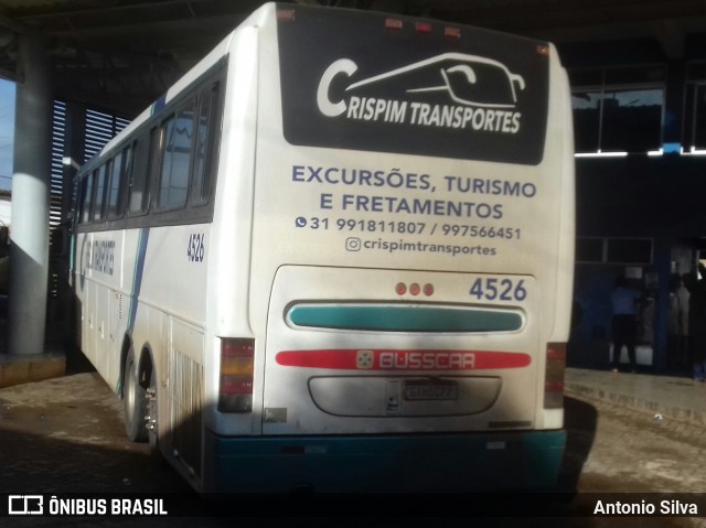 Crispim Transportes 4526 na cidade de Santa Bárbara, Minas Gerais, Brasil, por Antonio Silva. Número da foto: #11769216.