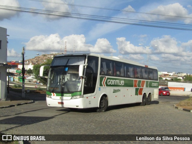 Empresa Gontijo de Transportes 20165 na cidade de Caruaru, Pernambuco, Brasil, por Lenilson da Silva Pessoa. ID da foto: 11770622.