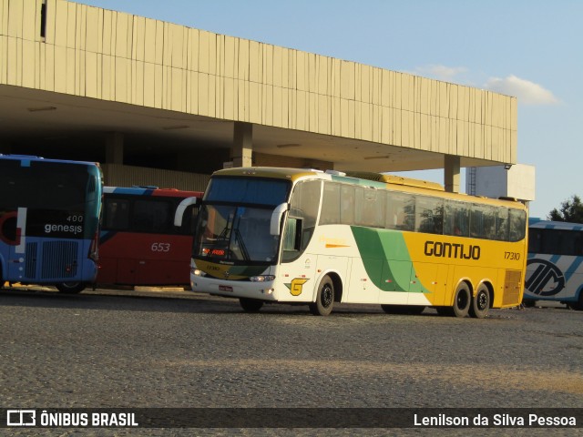 Empresa Gontijo de Transportes 17310 na cidade de Caruaru, Pernambuco, Brasil, por Lenilson da Silva Pessoa. ID da foto: 11770539.