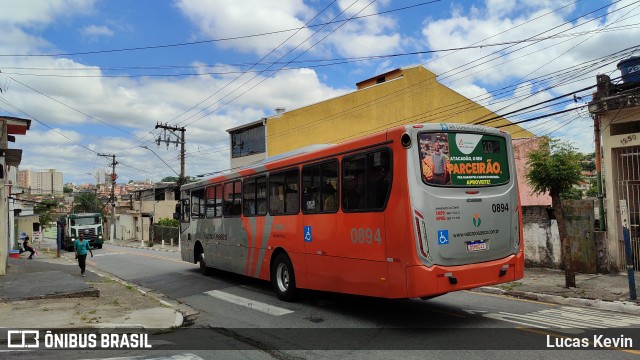 Viação Osasco 0894 na cidade de Osasco, São Paulo, Brasil, por Lucas Kevin. ID da foto: 11769370.