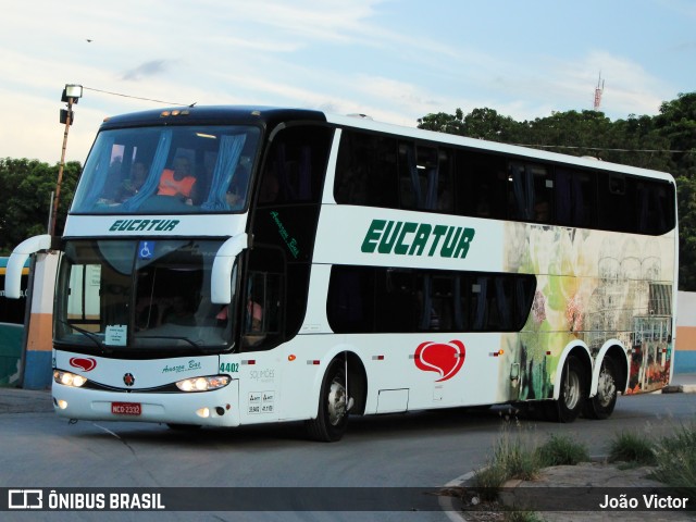 Eucatur - Empresa União Cascavel de Transportes e Turismo 4402 na cidade de Cuiabá, Mato Grosso, Brasil, por João Victor. ID da foto: 11768220.