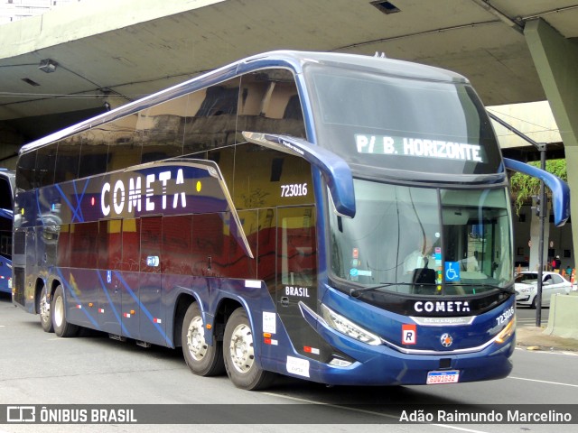 Viação Cometa 723016 na cidade de Belo Horizonte, Minas Gerais, Brasil, por Adão Raimundo Marcelino. Número da foto: #11771443.
