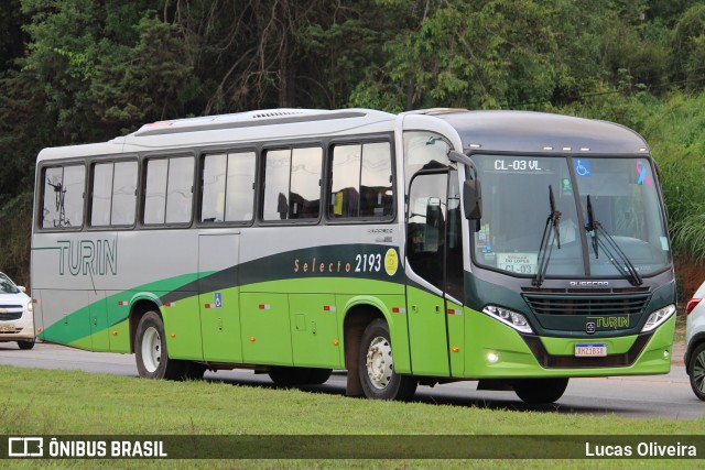 Turin Transportes 2193 na cidade de Conselheiro Lafaiete, Minas Gerais, Brasil, por Lucas Oliveira. Número da foto: #11771012.