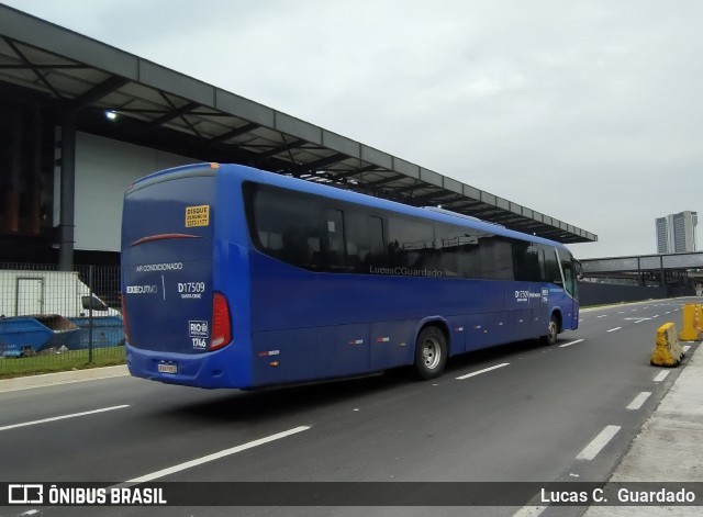 Auto Viação Palmares D17509 na cidade de Rio de Janeiro, Rio de Janeiro, Brasil, por Lucas C.  Guardado. Número da foto: #11772214.