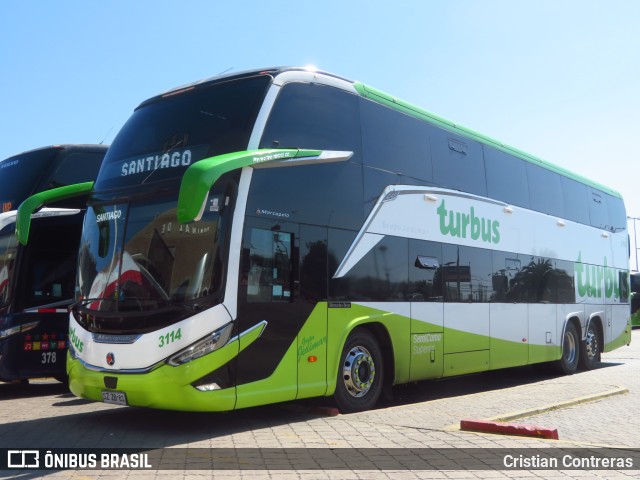 TurBus 3114 na cidade de La Serena, Elqui, Coquimbo, Chile, por Cristian Contreras. Número da foto: #11771883.