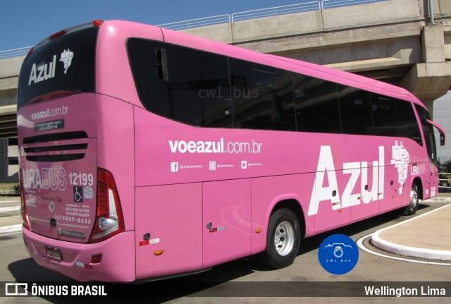 Lirabus 12199 na cidade de Campinas, São Paulo, Brasil, por Wellington Lima. Número da foto: #11772048.