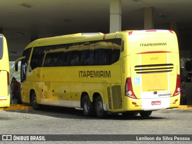 Viação Itapemirim 60087 na cidade de Caruaru, Pernambuco, Brasil, por Lenilson da Silva Pessoa. ID da foto: 11773812.