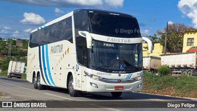 Faustur Turismo 570 na cidade de Formiga, Minas Gerais, Brasil, por Diego Felipe. ID da foto: 11773578.