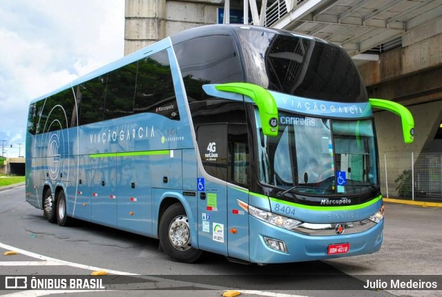 Viação Garcia 8404 na cidade de Campinas, São Paulo, Brasil, por Julio Medeiros. Número da foto: #11772279.