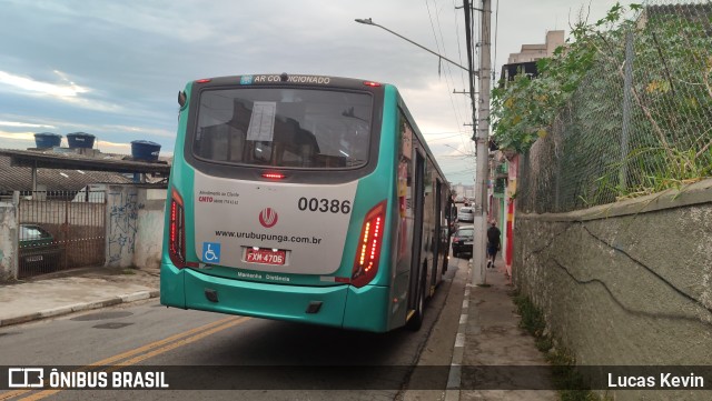 Auto Viação Urubupungá 00386 na cidade de Osasco, São Paulo, Brasil, por Lucas Kevin. Número da foto: #11773359.