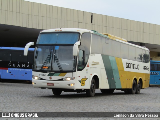 Empresa Gontijo de Transportes 14965 na cidade de Caruaru, Pernambuco, Brasil, por Lenilson da Silva Pessoa. Número da foto: #11773734.