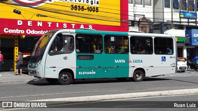 Expresso Santa Luzia 6612 na cidade de Santa Luzia, Minas Gerais, Brasil, por Ruan Luiz. ID da foto: 11773695.