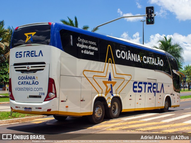 Viação Estrela 2318 na cidade de Campo Grande, Mato Grosso do Sul, Brasil, por Adriel Alves - @A2Bus. Número da foto: #11771684.