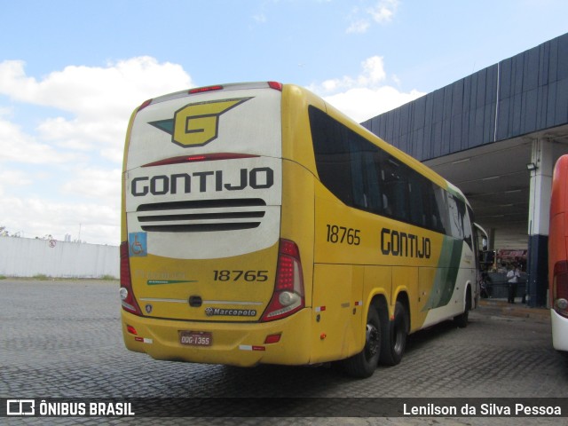 Empresa Gontijo de Transportes 18765 na cidade de Caruaru, Pernambuco, Brasil, por Lenilson da Silva Pessoa. ID da foto: 11772376.