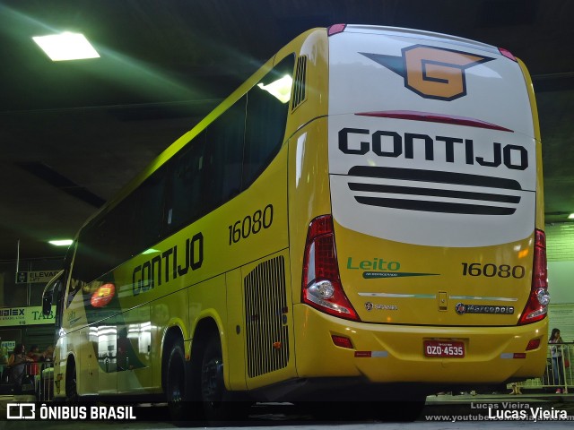 Empresa Gontijo de Transportes 16080 na cidade de Belo Horizonte, Minas Gerais, Brasil, por Lucas Vieira. Número da foto: #11773386.