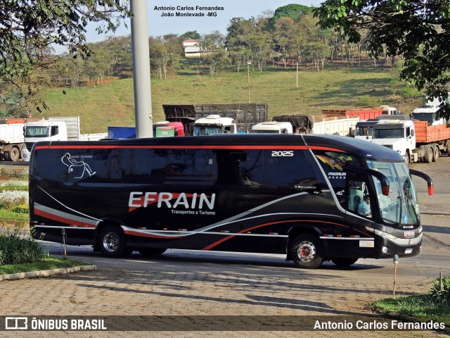 Efrain Transportes e Turismo 2025 na cidade de João Monlevade, Minas Gerais, Brasil, por Antonio Carlos Fernandes. ID da foto: 11772499.