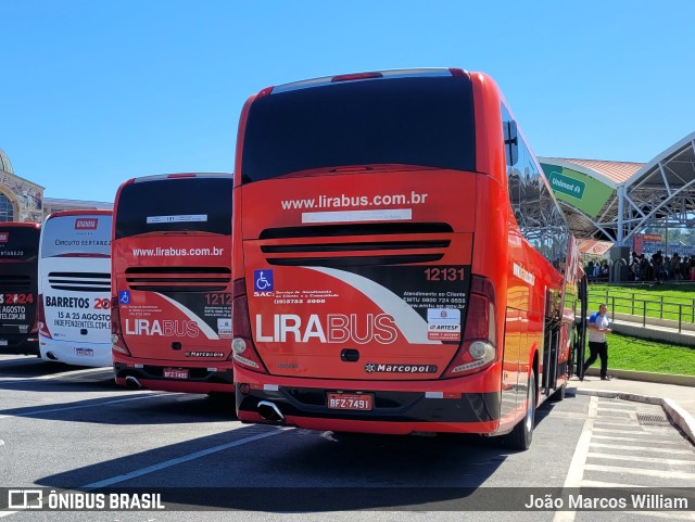 Lirabus 12131 na cidade de Aparecida, São Paulo, Brasil, por João Marcos William. ID da foto: 11772741.