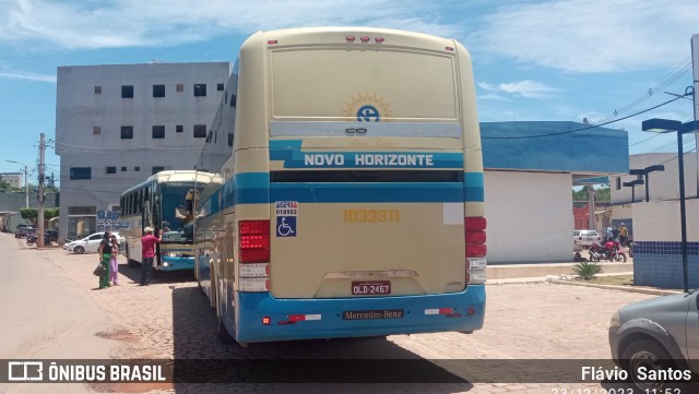 Viação Novo Horizonte 1033311 na cidade de Barra da Estiva, Bahia, Brasil, por Flávio  Santos. Número da foto: #11773287.