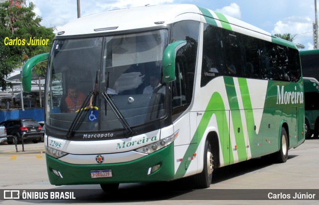 Empresa de Transportes e Turismo Moreira 2295 na cidade de Goiânia, Goiás, Brasil, por Carlos Júnior. Número da foto: #11773044.