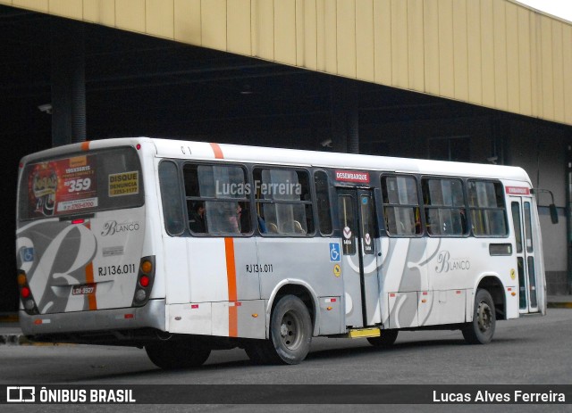 Transportes Blanco RJ 136.011 na cidade de Nova Iguaçu, Rio de Janeiro, Brasil, por Lucas Alves Ferreira. Número da foto: #11774838.