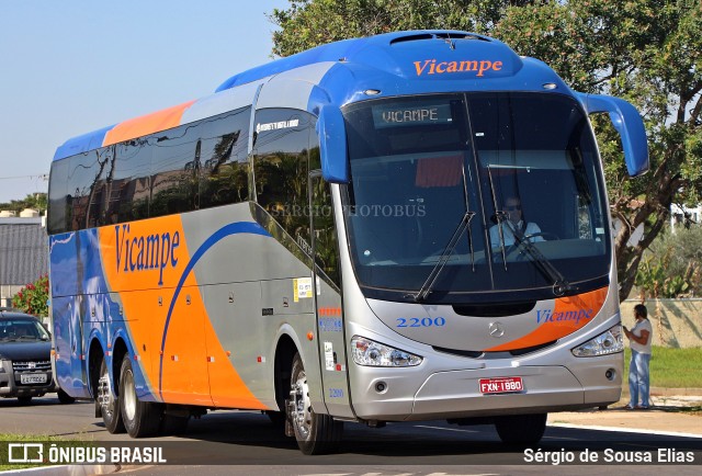 Vicampe Transportes e Turismo 2200 na cidade de Holambra, São Paulo, Brasil, por Sérgio de Sousa Elias. Número da foto: #11777375.