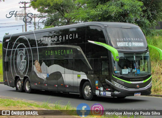 Viação Garcia 87019 na cidade de Campinas, São Paulo, Brasil, por Henrique Alves de Paula Silva. Número da foto: #11775374.
