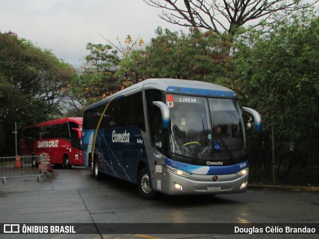 Viação Cometa 15147 na cidade de São Paulo, São Paulo, Brasil, por Douglas Célio Brandao. ID da foto: 11775901.