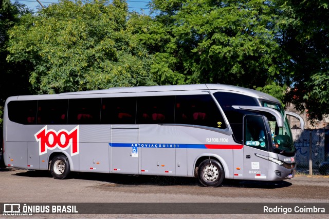 Auto Viação 1001 RJ 108.1106 na cidade de São Paulo, São Paulo, Brasil, por Rodrigo Coimbra. ID da foto: 11777137.