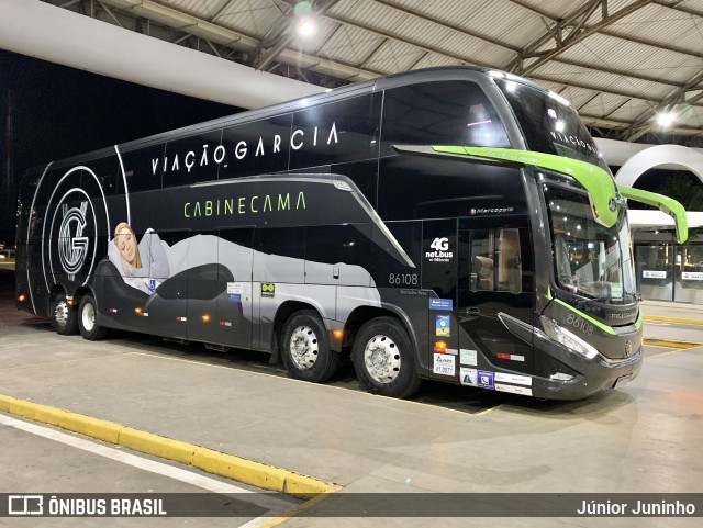 Viação Garcia 86108 na cidade de Marília, São Paulo, Brasil, por Júnior Juninho. Número da foto: #11777567.