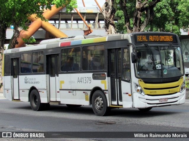 Real Auto Ônibus A41379 na cidade de Rio de Janeiro, Rio de Janeiro, Brasil, por Willian Raimundo Morais. Número da foto: #11777232.