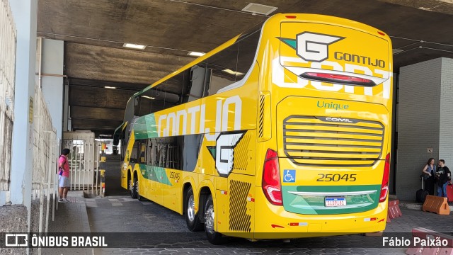 Empresa Gontijo de Transportes 25045 na cidade de Belo Horizonte, Minas Gerais, Brasil, por Fábio Paixão. ID da foto: 11775464.