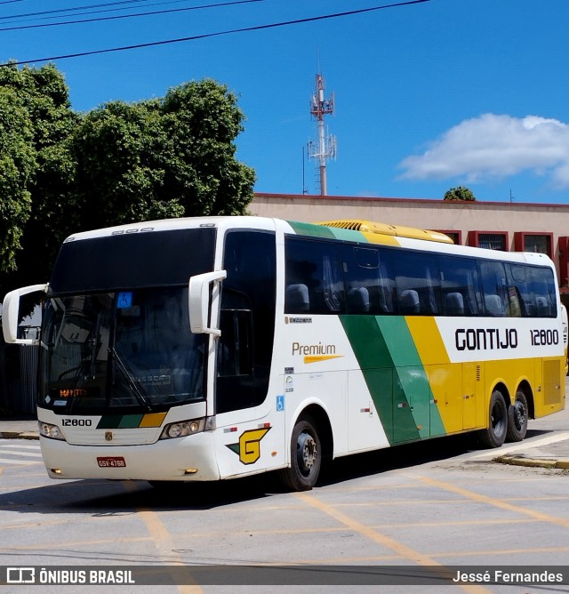 Empresa Gontijo de Transportes 12800 na cidade de Governador Valadares, Minas Gerais, Brasil, por Jessé Fernandes. ID da foto: 11774824.