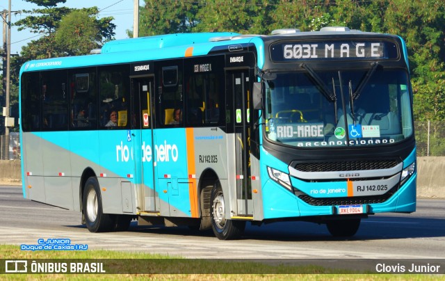 Expresso Rio de Janeiro RJ 142.025 na cidade de Duque de Caxias, Rio de Janeiro, Brasil, por Clovis Junior. ID da foto: 11776078.