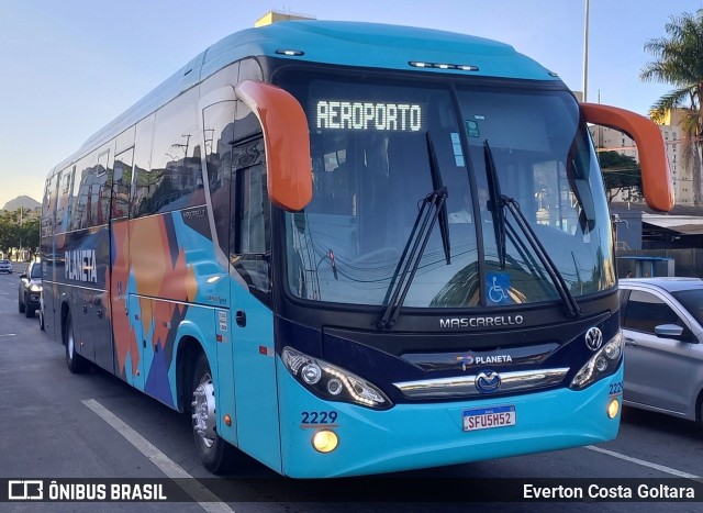 Planeta Transportes Rodoviários 2229 na cidade de Cariacica, Espírito Santo, Brasil, por Everton Costa Goltara. Número da foto: #11776299.